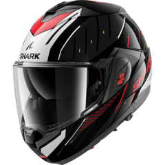Flip-Up Helmet Shark OXO RYDGER Black Silver Red