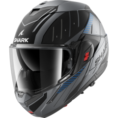 Flip-Up Helmet Shark OXO RYDGER Mat Anthracite Blue Black
