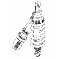 HO913 - Ammortizzatore Ohlins STX 46 S46HR1C1 200 N/mm Honda CB/R 650 R (19-20)