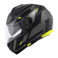 Flip-up helmet Givi X.21 EVO NUMBER Matte Black / Titanium / Yellow