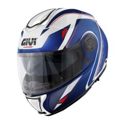 Modular Helmet Givi X26 SQUARE Metallic White / Blue / Red