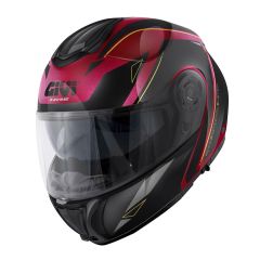 Modular Helmet Givi X26 SQUARE Burgundy Metallic / Black