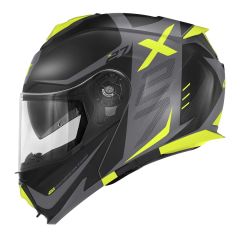 Klapphelm Givi X.27 DIMENSION Mattschwarz / Titan / Gelb