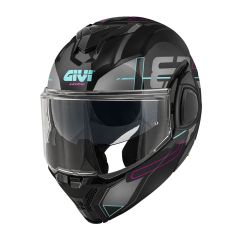 Modular Helmet Givi X36 VERTIGO Black / Fuchsia