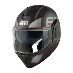 Casque Modulable Givi X36 VERTIGO Noir Mat / Rouge