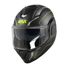 Modular Helmet Givi X36 FIBER PULSE Matt Black / Silver / Yellow