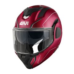 Modular Helmet Givi X36 FIBER PULSE Bordeaux / Black / Silver