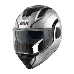 Modular Helmet Givi X36 FIBER PULSE Silver / Black / Grey