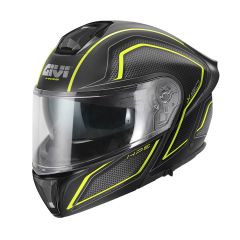 Modular Helmet Givi X50 FIBER HOLOGRAM Matt Black / Titanium / Yellow