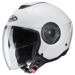 Jet Helmet HJC i40N SOLID SEMI FLAT PEARL WHITE
