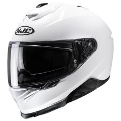 Casque Intégral HJC i71 SOLID SEMI FLAT PEARL WHITE
