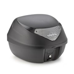 K29NT - Kappa MONOLOCK Topcase schwarz mit transparenten Reflektoren 29 L.