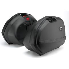 K33N - Kappa Pair of panniers MONOKEY® capacity 33 ltr. black colour