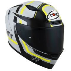 Casque Intégral Suomy TRACK-1 Ninety Seven Grey/Yellow