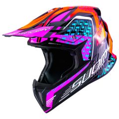 Casque Tout-Terrain Suomy X-WING Motley Red/Purple