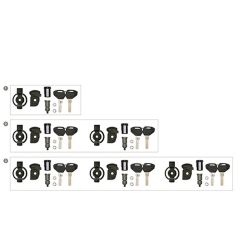 KSL101 - Kappa Set of 1 key locks with corresponding bush