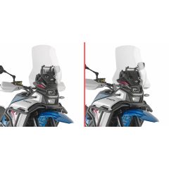 KD9226ST - Windschild Kappa Transparent 44x44cm CFMOTO 450 MT (25-26)