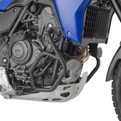 KN2174 - Tubular engine guard Kappa Black YAMAHA Ténéré 700 (25-26)