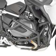 KN5128 - Rohrförmiger motorschutz Kappa Schwarz BMW R 1250 GS (19-23)