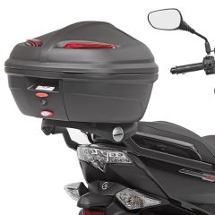 KR2121 - Top case rear attachment Kappa MONOLOCK YAMAHA MAJESTY S 125 (14-17)