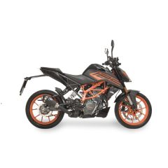 KT2508000BBC - Exhaust Muffler Termignoni Black KTM DUKE 125-390 (20-23)