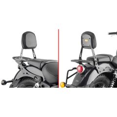KTS9058B Beifahrer-rückenlehne Kappa mit Gepäckträger ROYAL ENFIELD Super Meteor