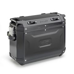 KVG37BR - Side Case Kappa K'VOYAGER Aluminum Black 37lt