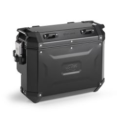KVGS33BR - Side Case Kappa K’VOYAGER Right-handled slot Aluminum Black 33lt