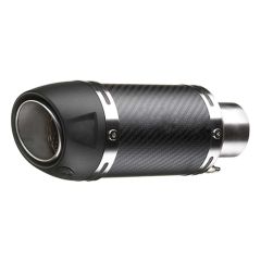 9739E - Terminale Scarico LeoVince GP CORSA EVO SHORT Carbonio Ø 54 Universal