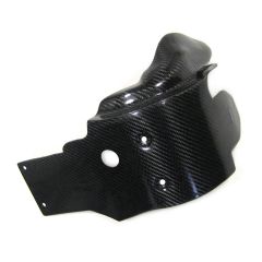 10092 - Glide plate engine case guards Leovince Carbon Fiber Kawasaki KX 450 F 
