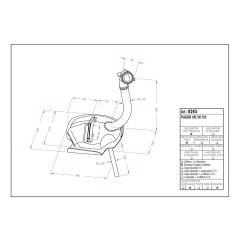 0245 - Schalldaempfer Leovince Sito 2-Takt Piaggio APE TM 703