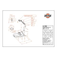 0250 - Schalldaempfer Leovince Sito 2T VESPA PK 50 - XL - RUSH - N - FL2 - HP