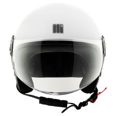 Jet Helmet Motocubo BAT White