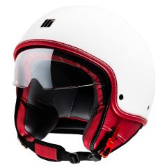Jet Helmet Motocubo BEETLE White