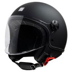 Jet Helmet Motocubo BEETLE EVO Matt Black