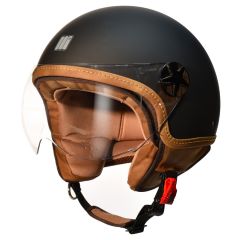 Jet Helmet Motocubo ANT Matt Black