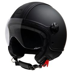 Casco Jet Motocubo TOP ANT Matt Black