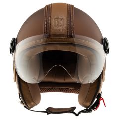 Jet Helmet Motocubo TOP ANT Tobacco