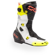 Motorcycle Boots Racing Man Sidi MAG 2 AIR Yellow Fluo Coral Fluo
