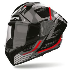 Integralhelm Airoh MATRYX STARBURST Black /Red Gloss