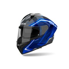 Offroad-Helm Airoh MATRYX WIDE Blue Gloss