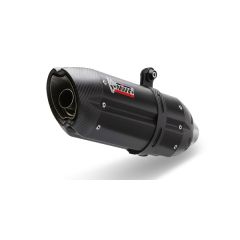 H.047.L9 - Exhaust Muffler Mivv SPORT SUONO STEEL BLACK HONDA CBR 250 R (2011 >)