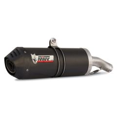 K.018.LEC - Silencer Exhaust Mivv Oval Carbon/Carb.Cap Kawasaki Z750 Z 750 07>
