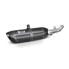 K.032.L9 - Silencer Exhaust Mivv SLIP-ON SUONO STEEL BLACK KAWASAKI Z 800 '13>