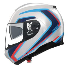 Flip-Up Helmet Nolan N100-6 RADIANTE 358 Bianco / Blu / Rosso
