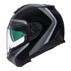 Klapphelm Nolan N100-6 ASSOLUTO 349 Nero / Argento / Bianco