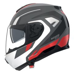 Klapphelm Nolan N100-6 CINETICO 361 Grigio lava / Bianco / Rosso