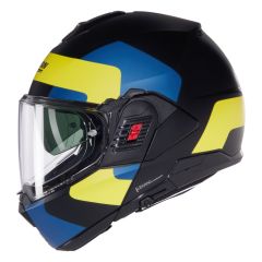 Flip-Up Helmet Nolan N120-1 OMOCROMO 346 Nero / Blu / Giallo