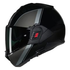 Flip-Up Helmet Nolan N120-1 VERNICIATURA SPECIALE 341 Nero / Grigio / Argento