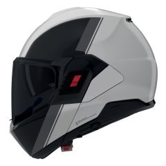 Flip-Up Helmet Nolan N120-1 VERNICIATURA SPECIALE 356 Perla / Nero / Grigio